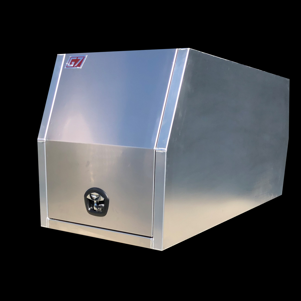 Aluminium Gullwing Toolbox Mill Finish 1770mm x 700mm x850mm G7 Australia