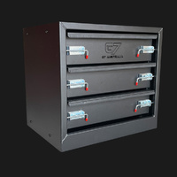 3 Drawer Unit 600x450x550 Black