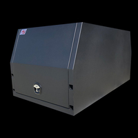 LIFT OFF Dual Cab Canopy 1000x1770x860 (2 Door) Black