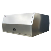 Dual Cab Canopy 1800x1770x860 (2 Door) Mill Finish