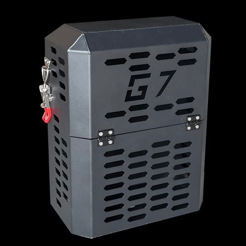 Jerry Can Holder Lockable - Black